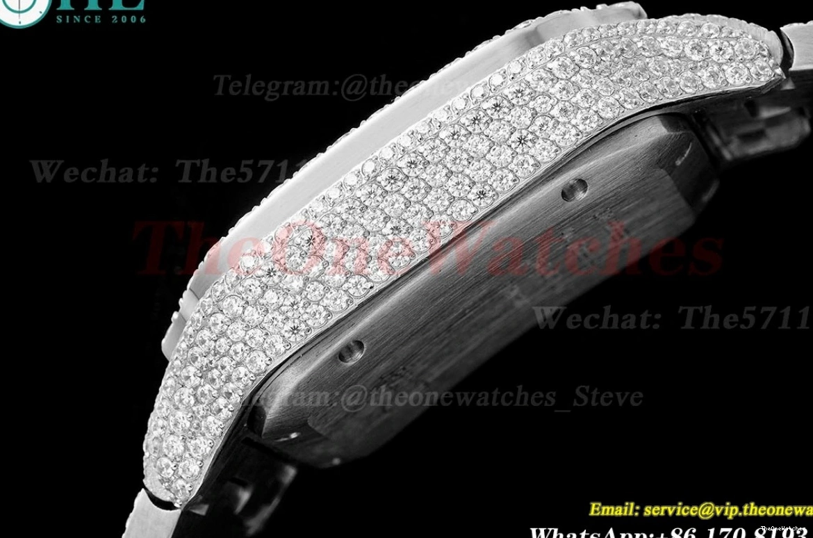 SS Mens XL 100 40mm Rmn MY9015 AMG Santos SS Dia 0124